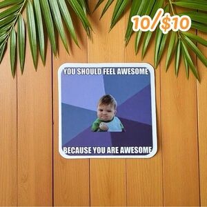 Success Kid Meme Sticker – 2 1/2” – Glossy Finish